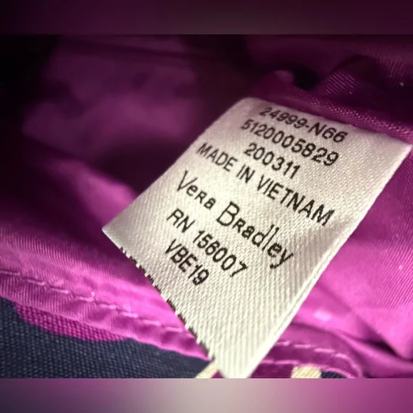 Vera Bradley small patterned backpack, excellent unused condition - Picture 10 of 10